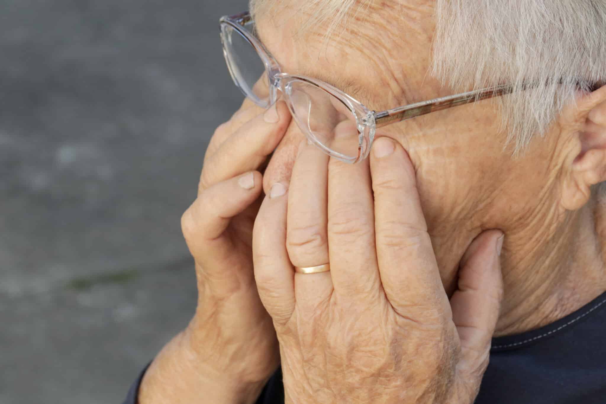 Homme dépression maladie de parkinson