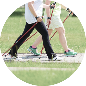 Groupe de marche nordique