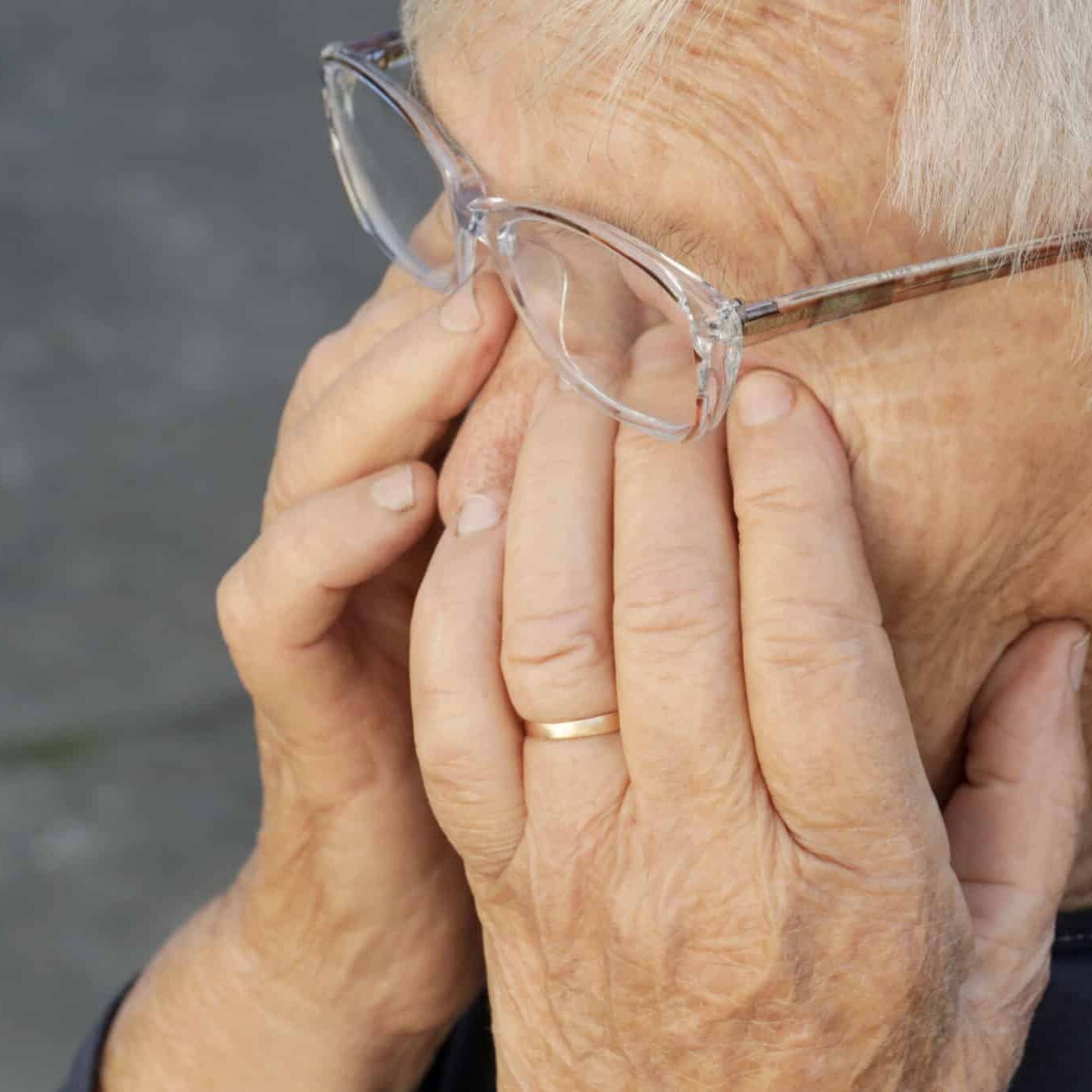 Homme dépression maladie de parkinson